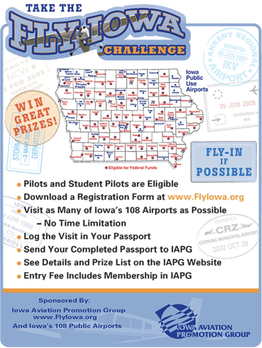 Fly Iowa Challenge Iowa Aviation Promotion Group