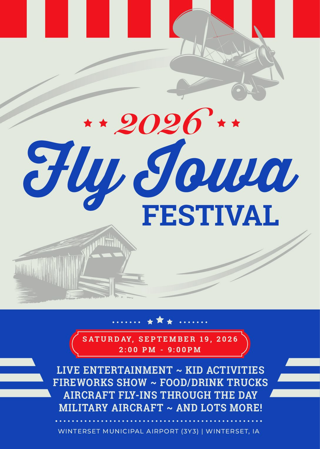 Composite of aircraft to appear at an airshow.